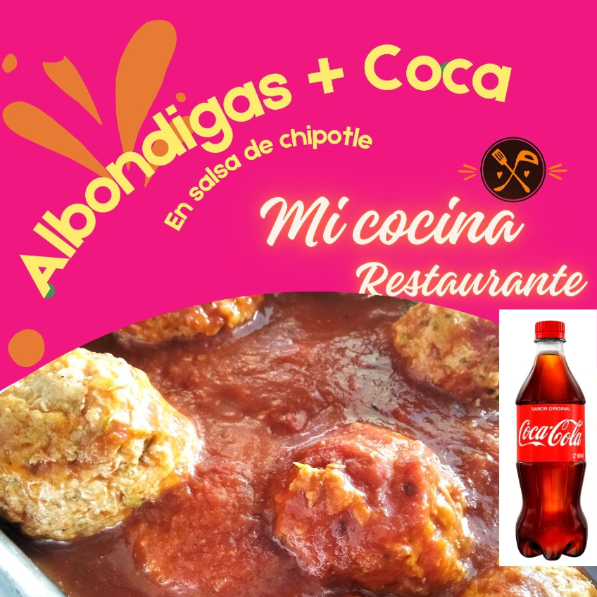 Albondigas + Coca 600 Ml