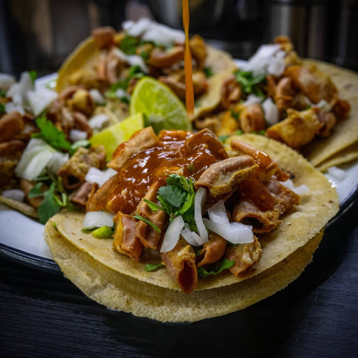 Orden de Tacos de Tripita (4 Piezas)
