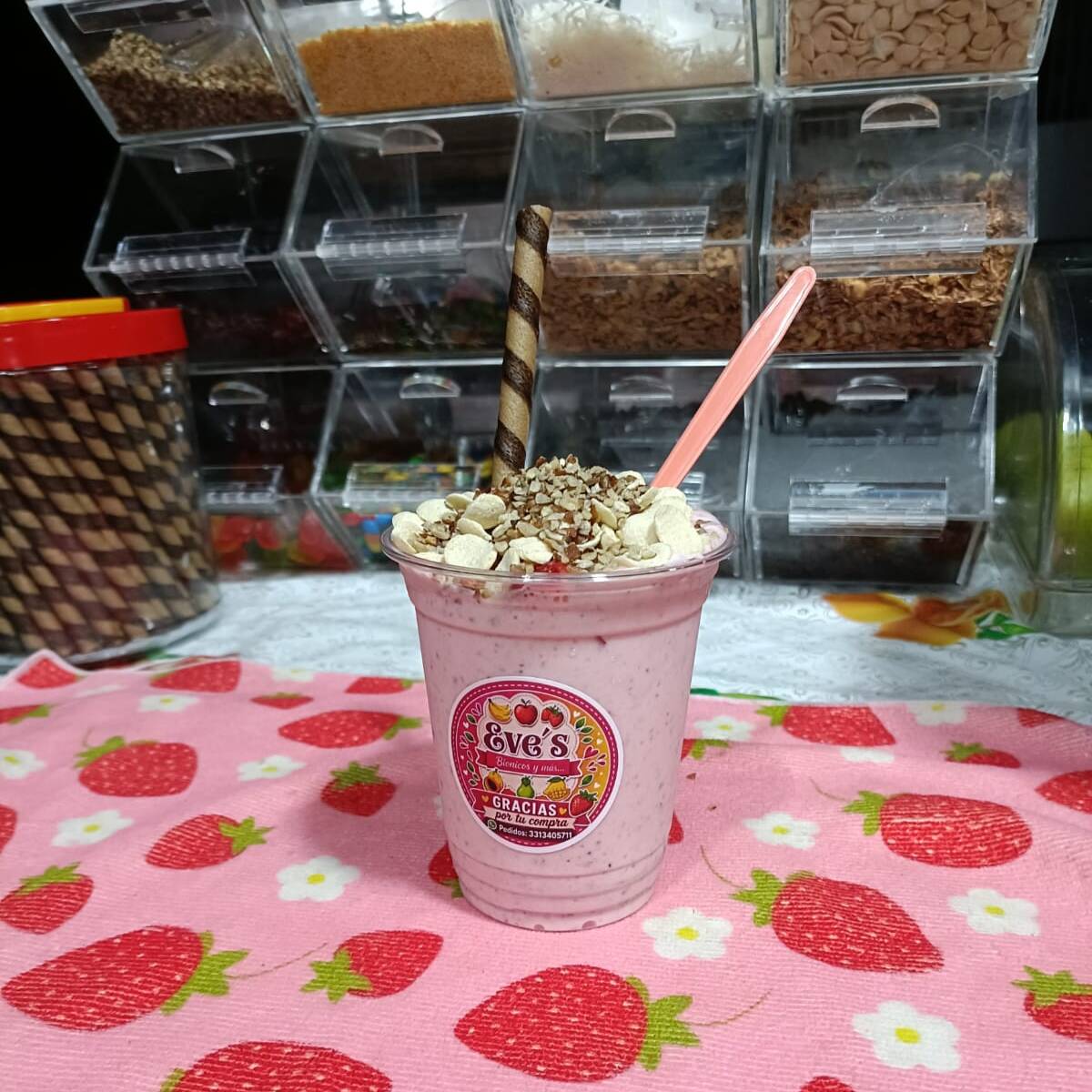 Fresas con Crema Frapeadas