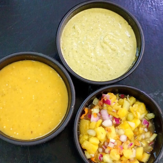 1/4 salsa roja o verde