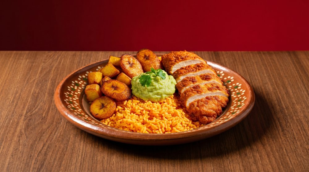 Plato Casero con Pollo Frito