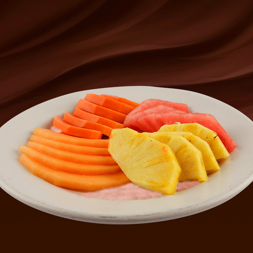 Plato De Frutas con Yogurt Fresa C