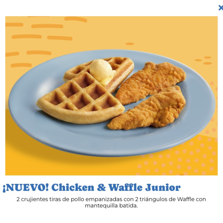 Jr. Chicken & Waffles Ihop