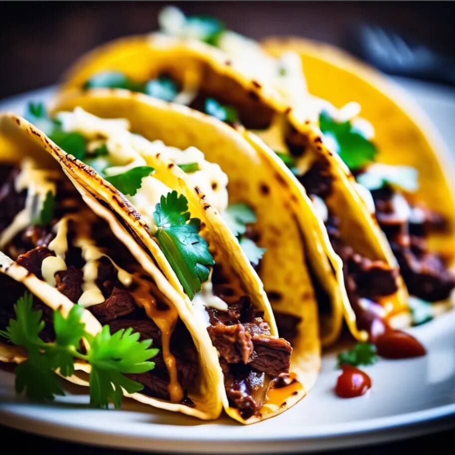 Orden de 4 Tacos Dorados con Queso
