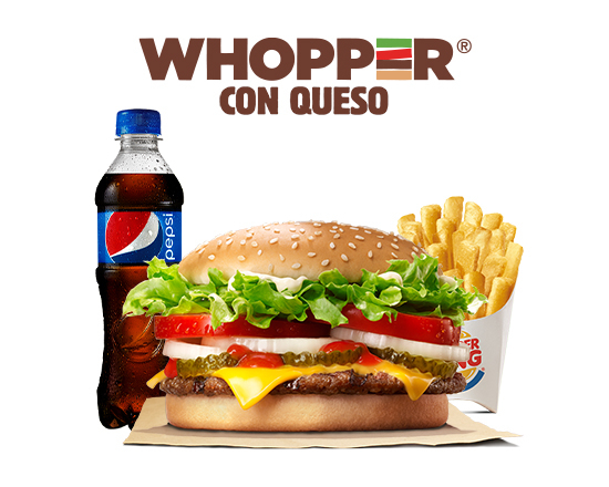 Whopper Doble con queso