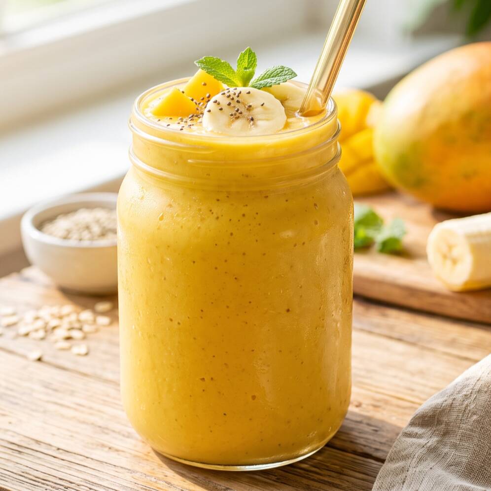 Smoothie de Mango y Plátano