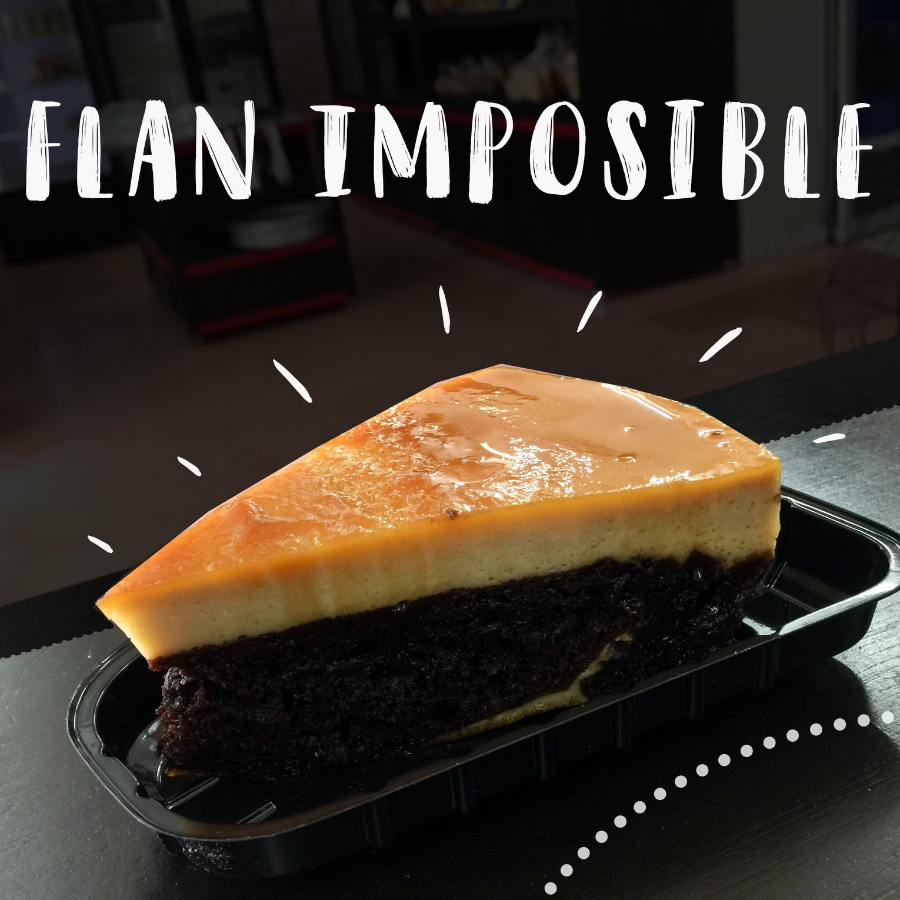 Rebanada de Flan Imposible