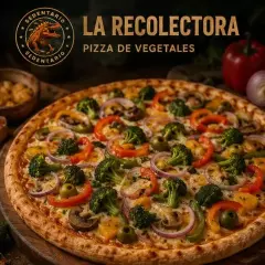 Pizza Grande de Vegetales La Recolectora