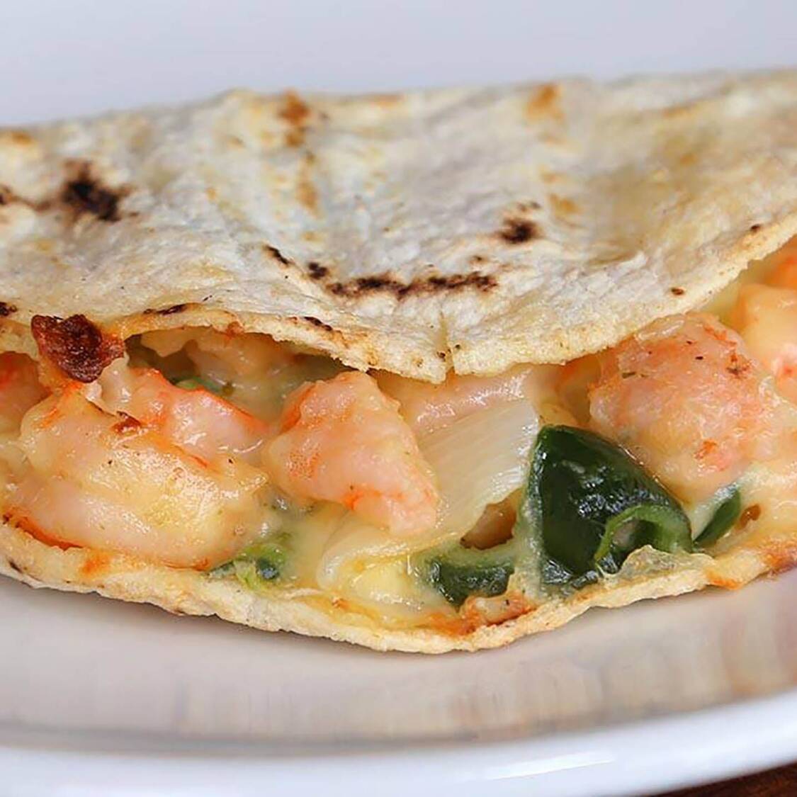 Taco de Camarón Sin Capear