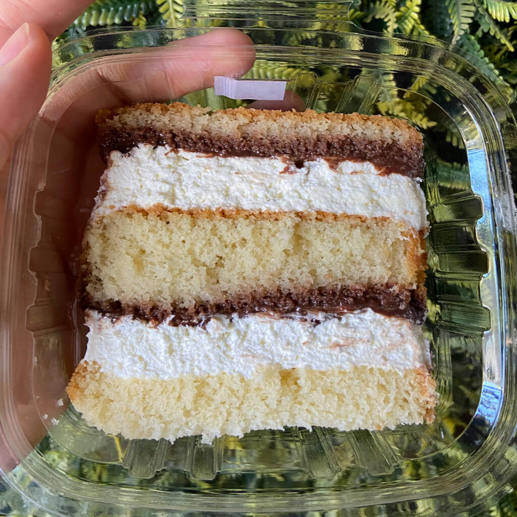 O sabor mais jovial do cardápio! Massa de baunilha, mousse de Leite Ninho e Nutella.