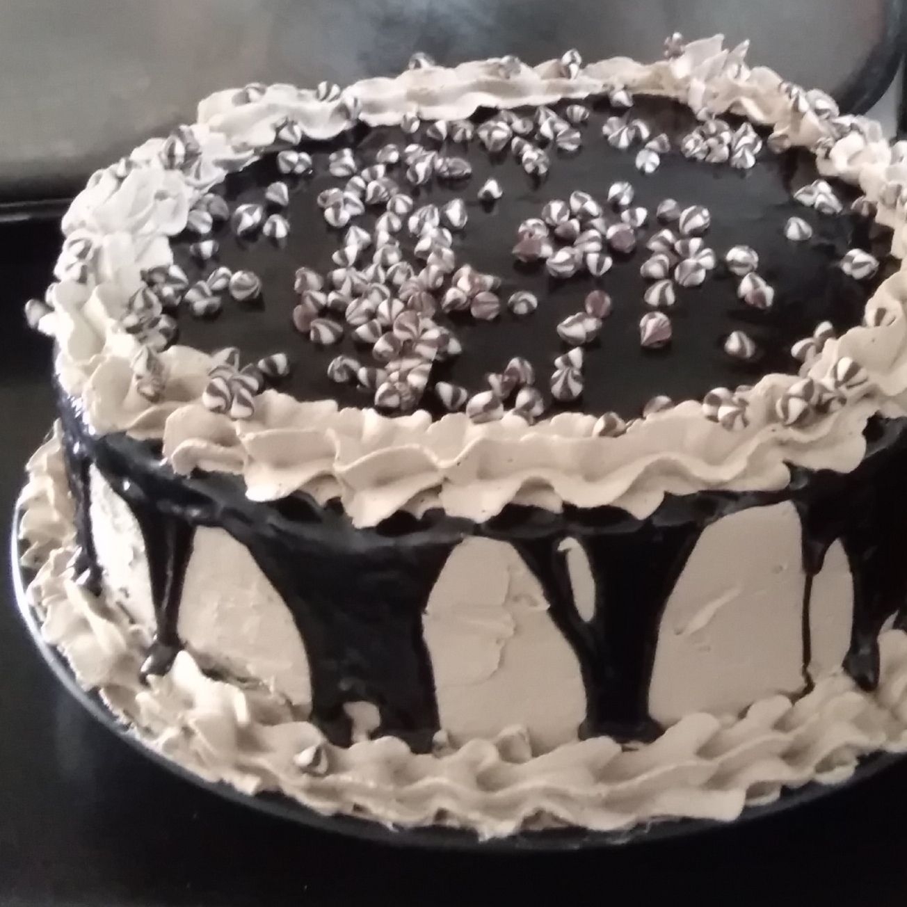 rebanada de pastel de chocolate