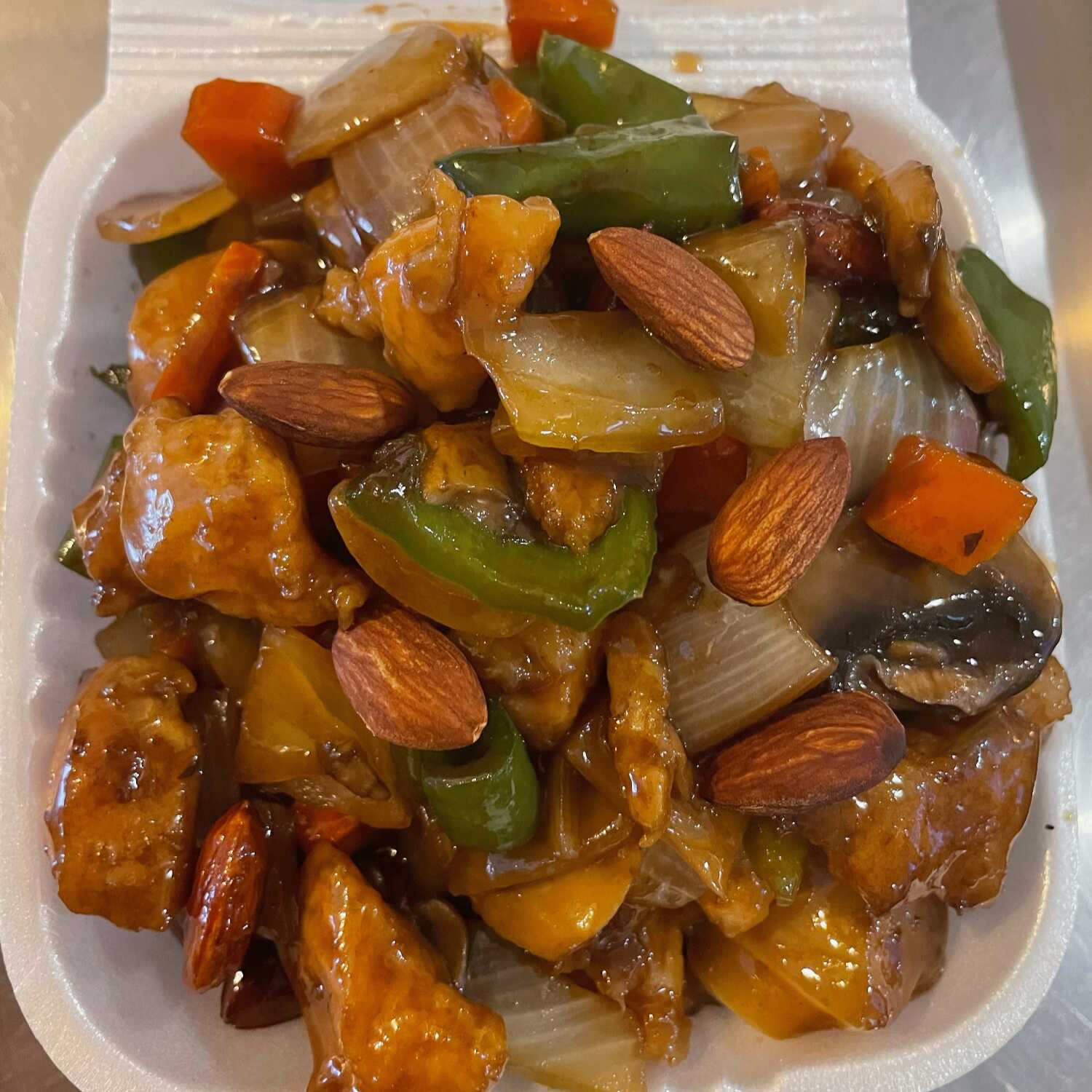 1/2 ORDEN DE POLLO ALMENDRADO