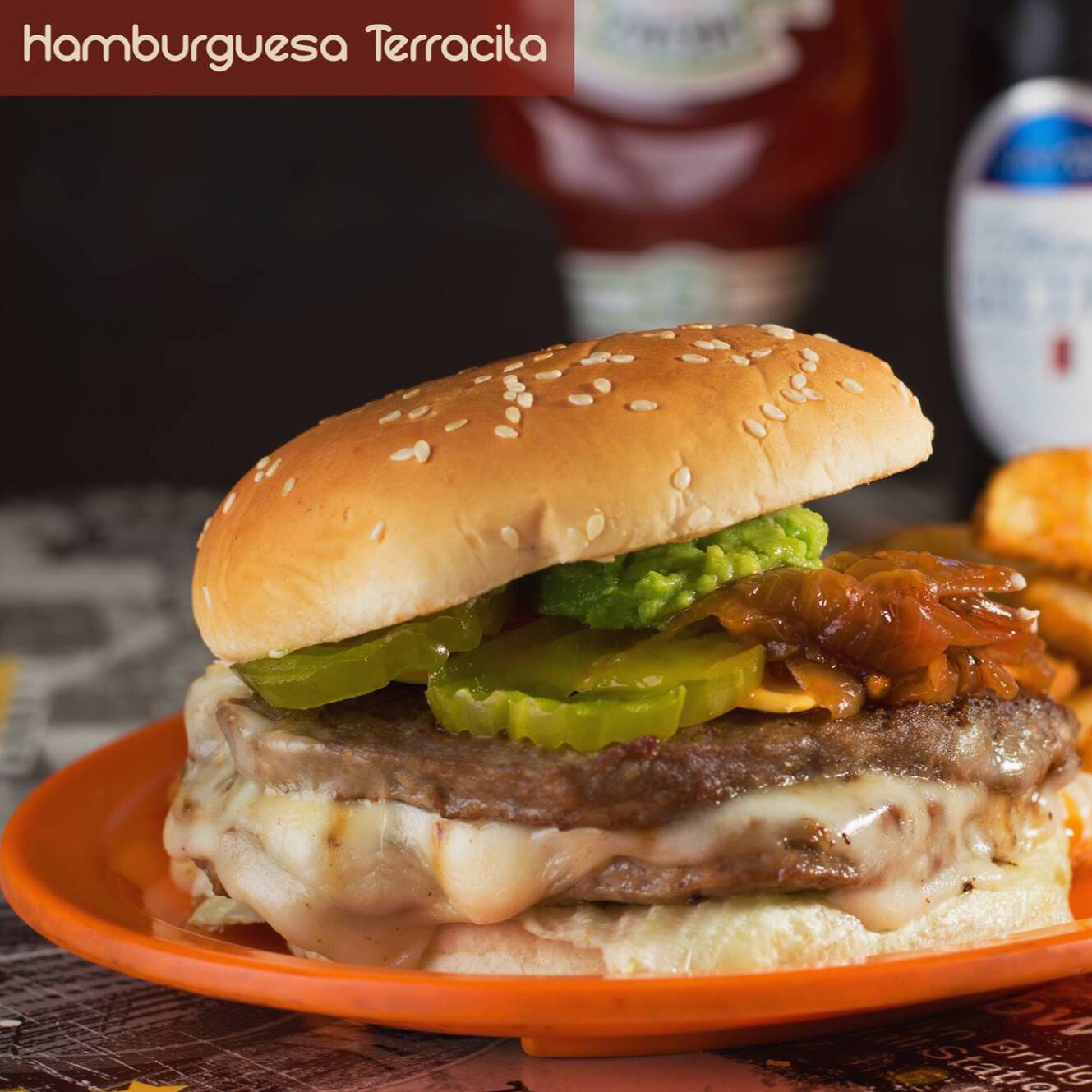 Combo - Hamburguesa Doble con Papas+Té Helado