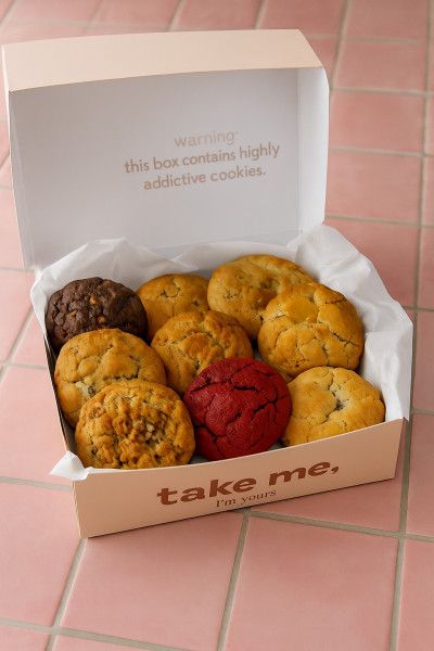 Butter Cookie Box 8x6 (2 galletas Gratis)