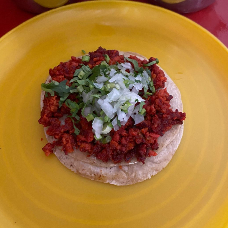TACO DE CHORIZO