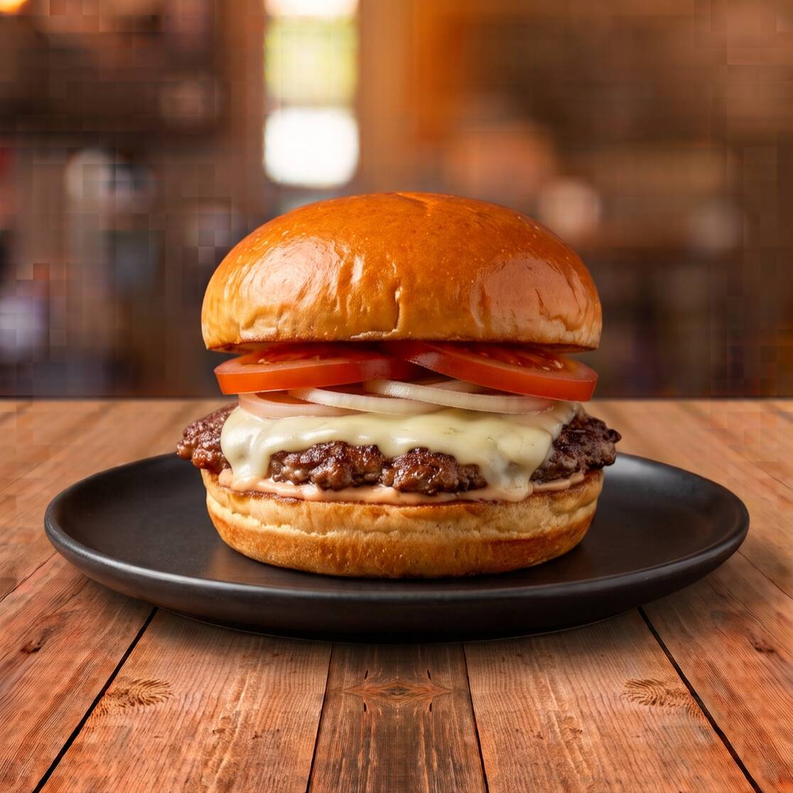 Hamburguesa Sencilla + Gaseosa
