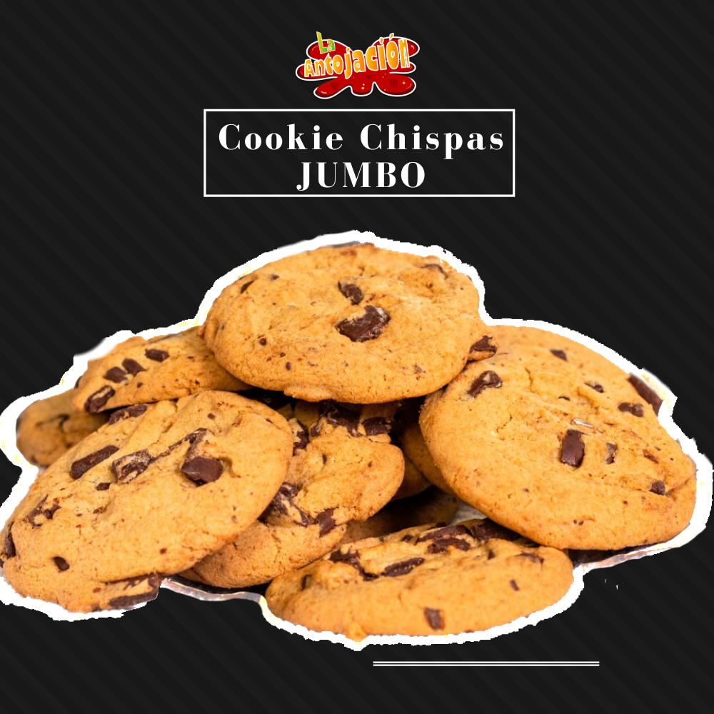 Seis galletas chispas chocolate