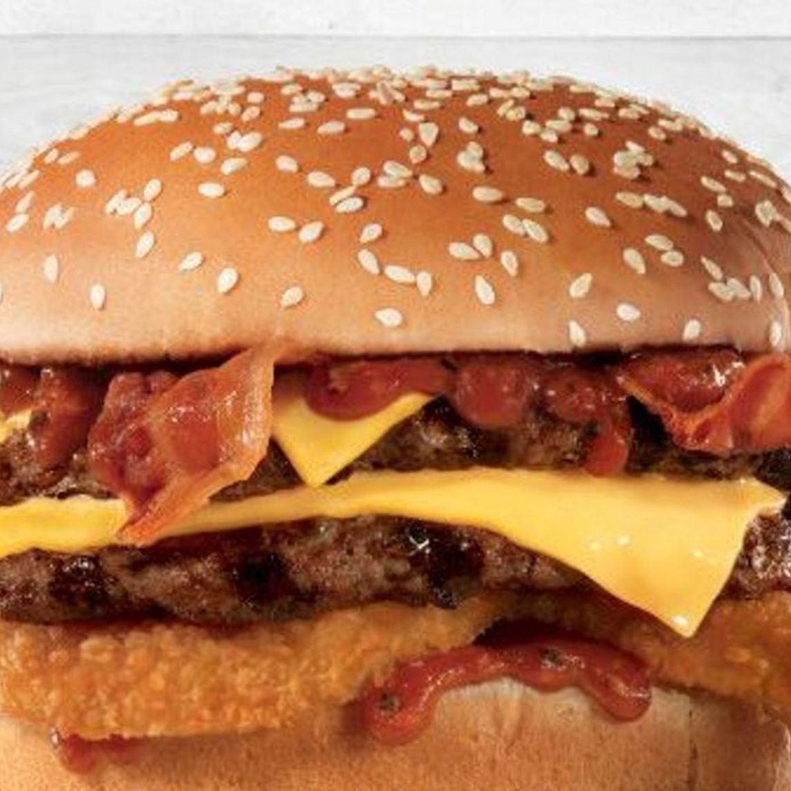 Double western bacon cheese burger
