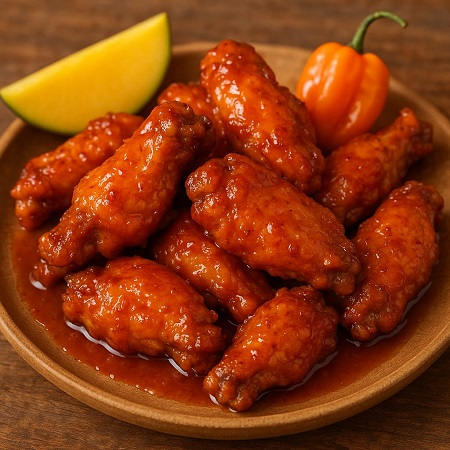 10 Alitas Mango Habanero 🔥🔥🔥