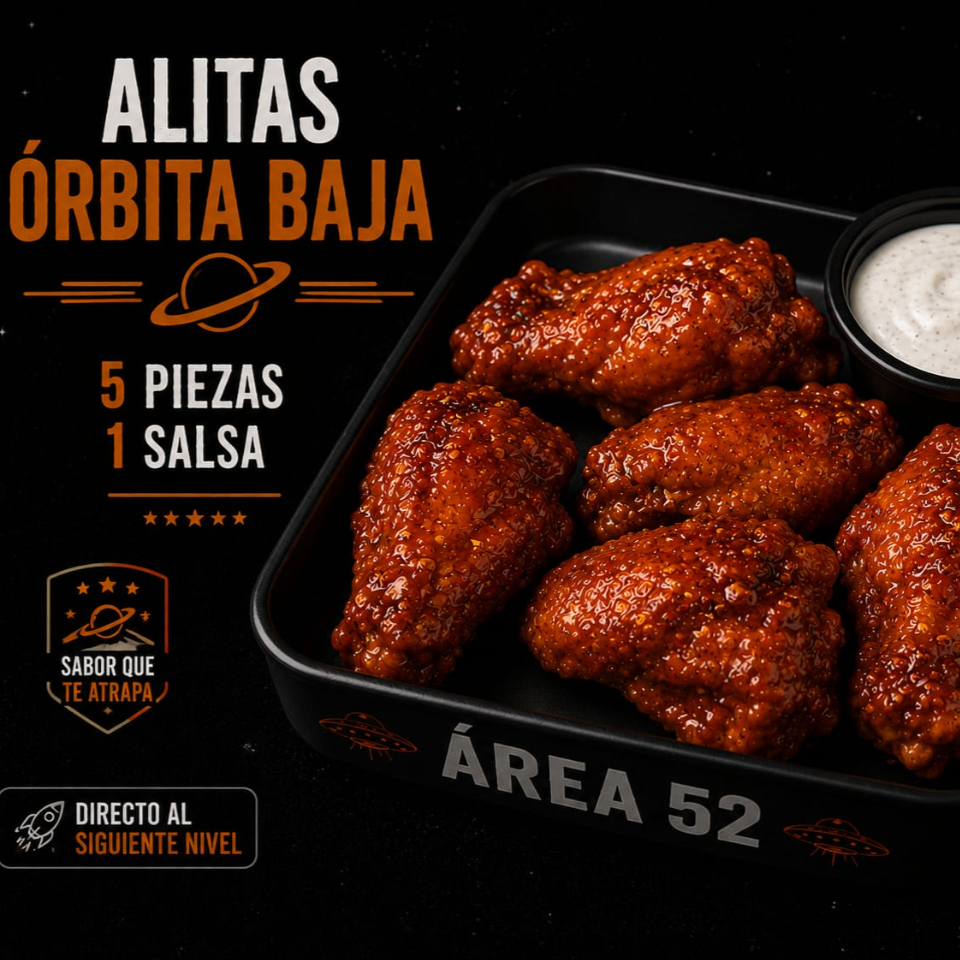 Alitas Órbita Baja (5 Pzas )