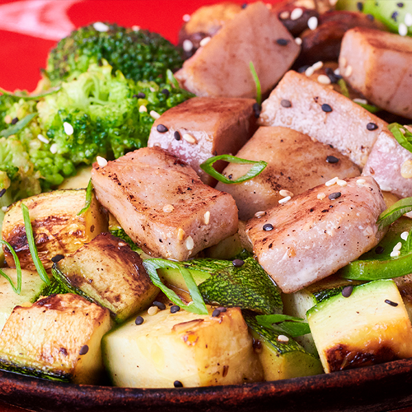 TEPANYAKI DE SALMÓN