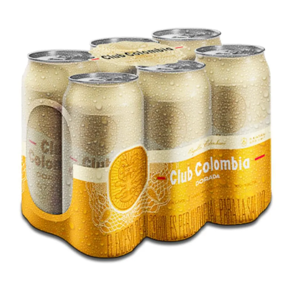 Six Pack Club Colombia Dorada 473mL
