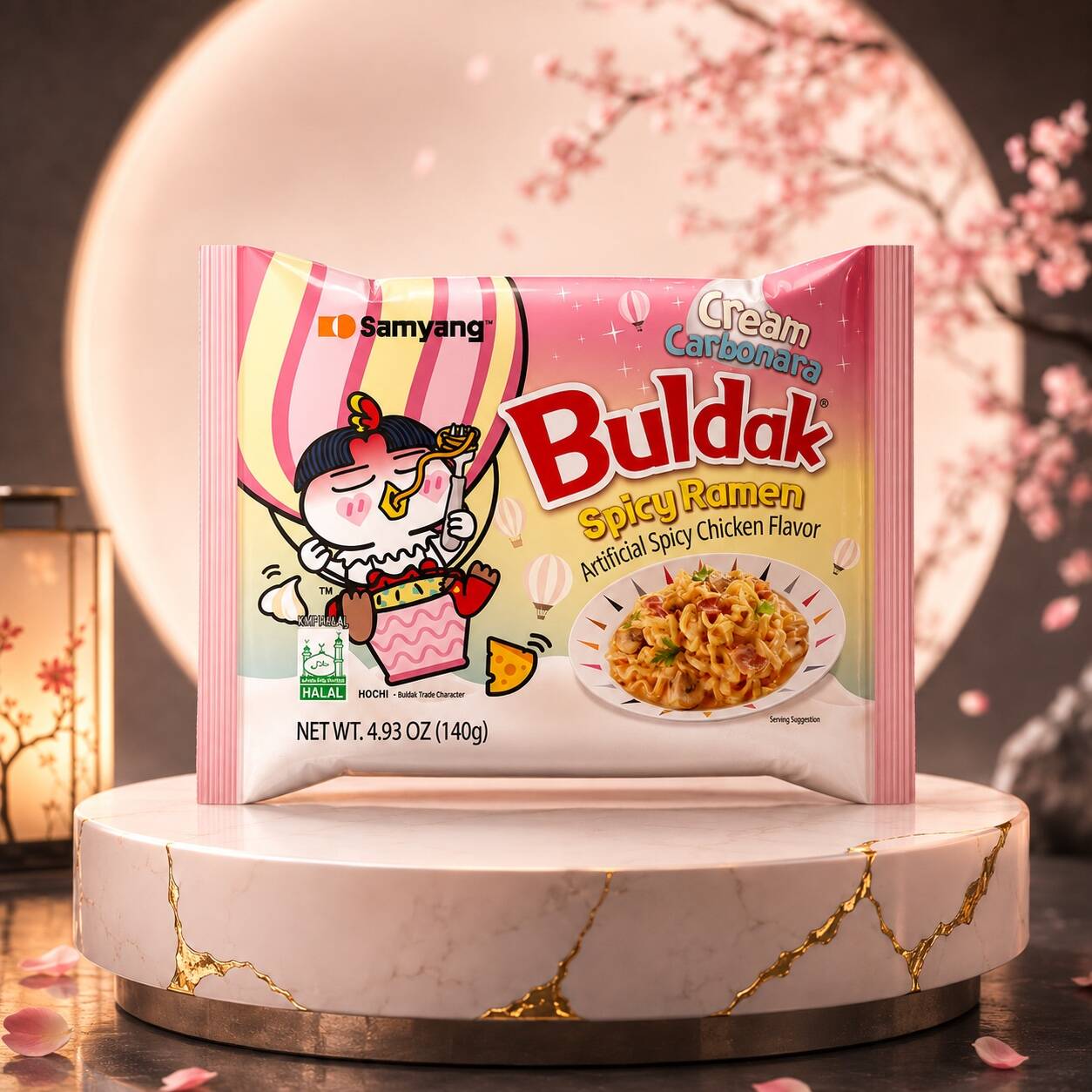 Buldak Creamy Carbonara 140g.