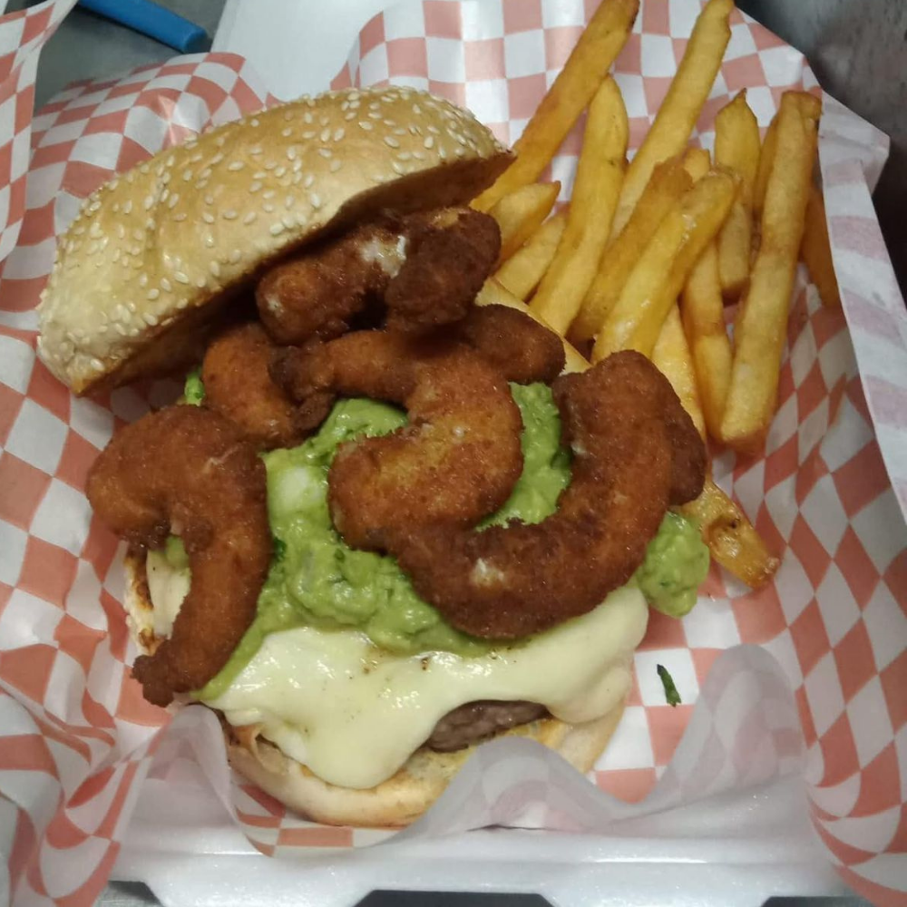 HAMBURGUESA TRITON CON CHIPS
