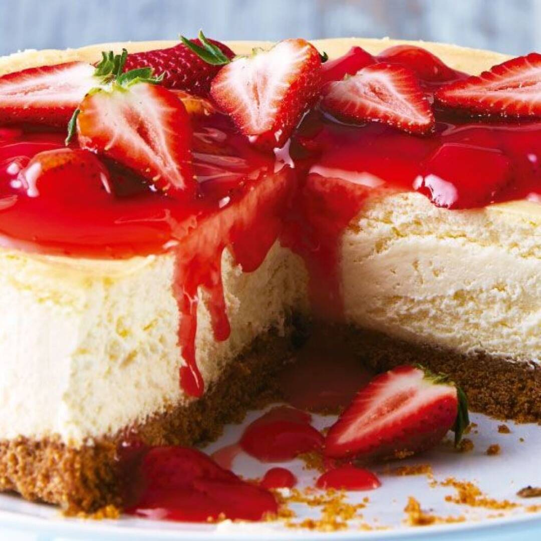 Pay de Queso y Fresa