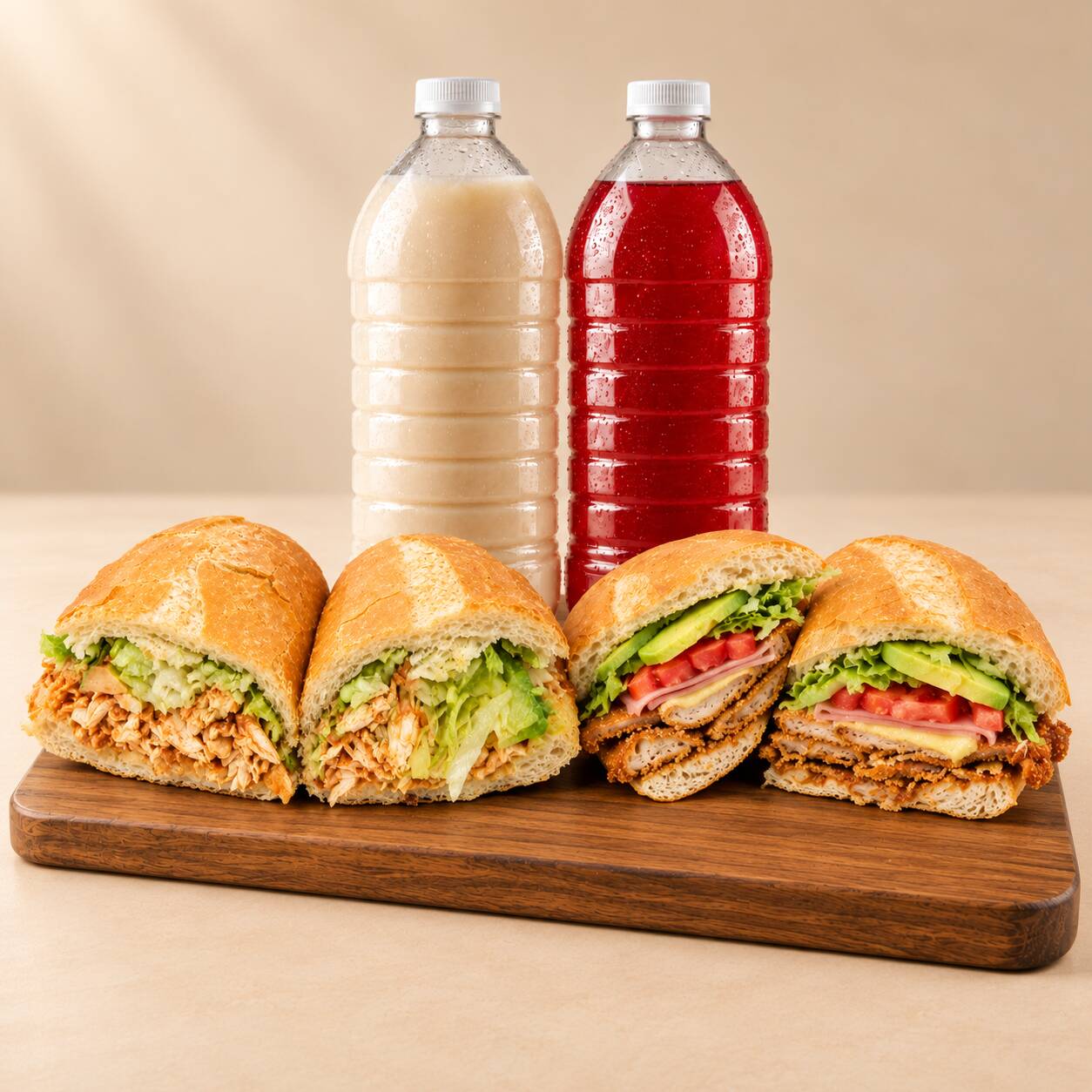 Combo de 2 Tortas + 1 Litro de Agua Natural