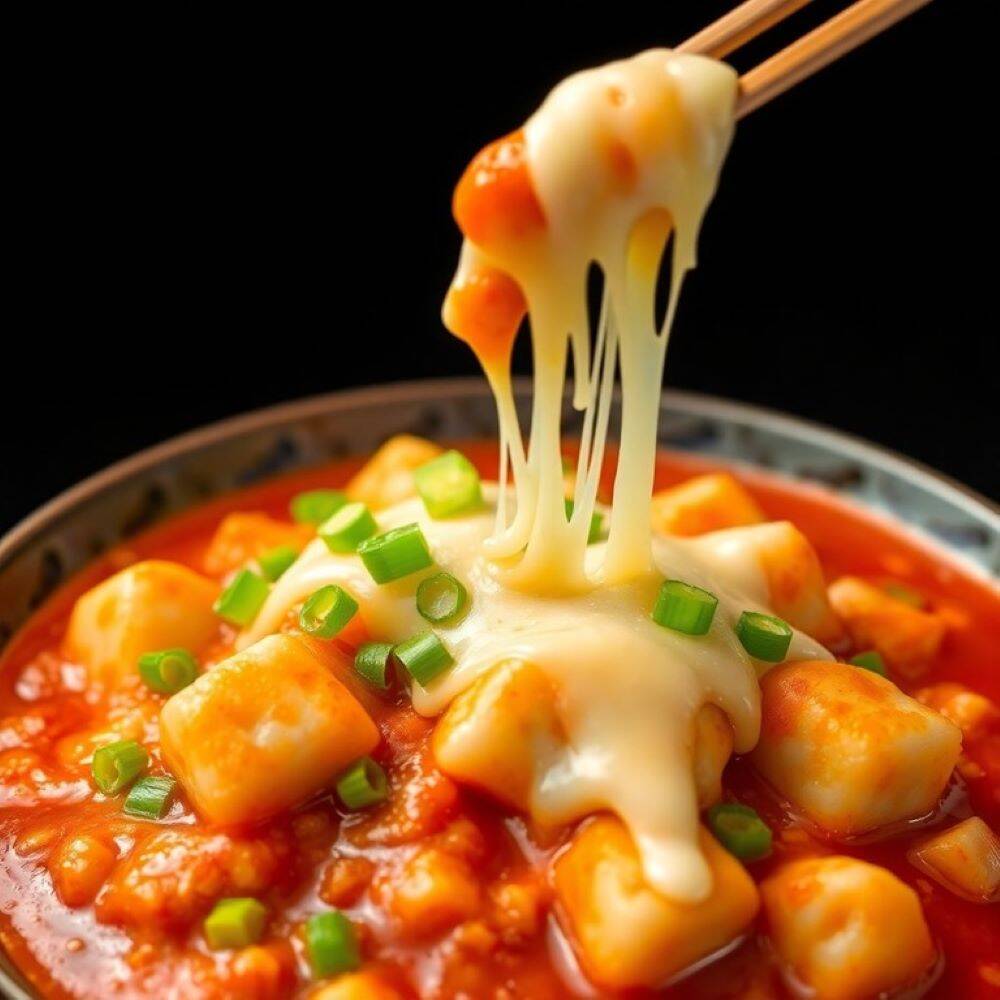 Tteokbokki Con Queso