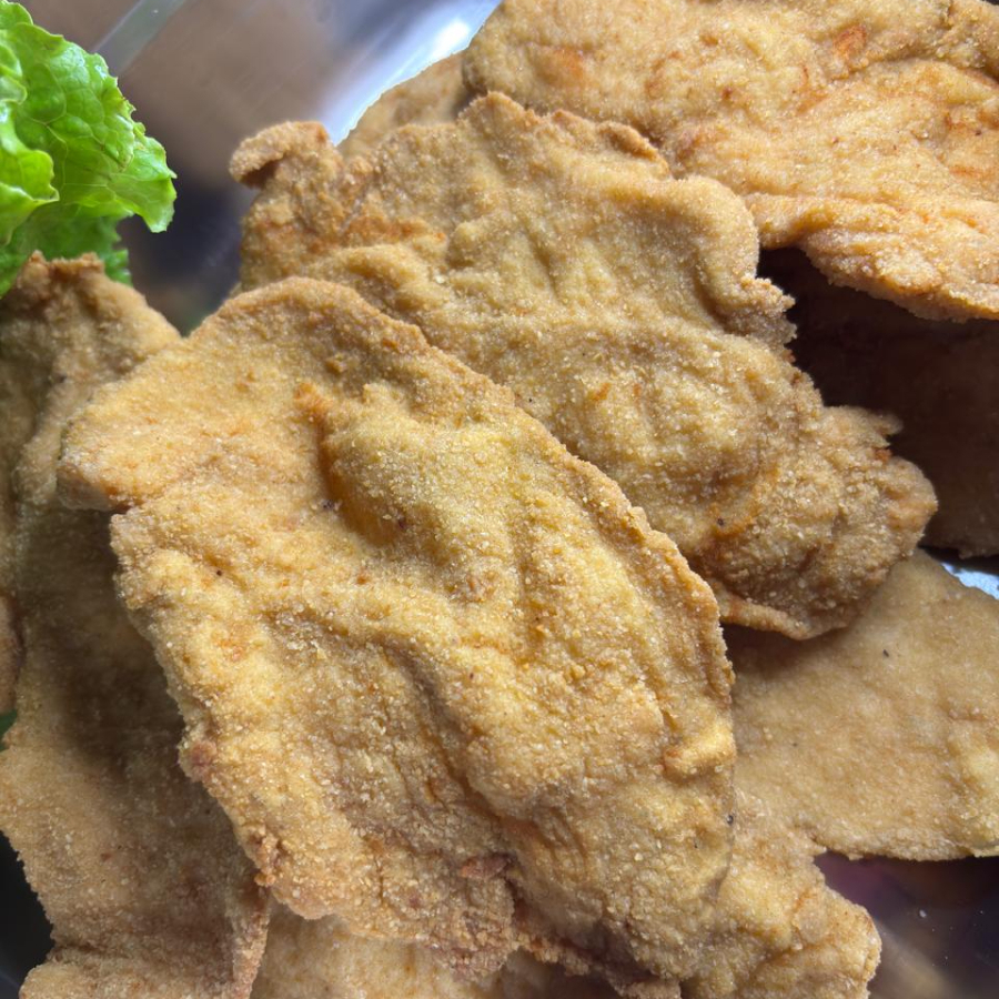 arroz, feijão, macarrão, farofa, salada, salpicao, purê e fritas