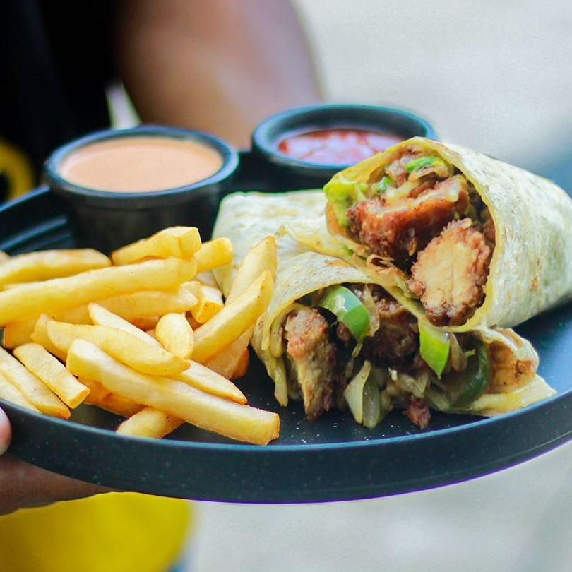 Wrap de Tenders de Pollo
