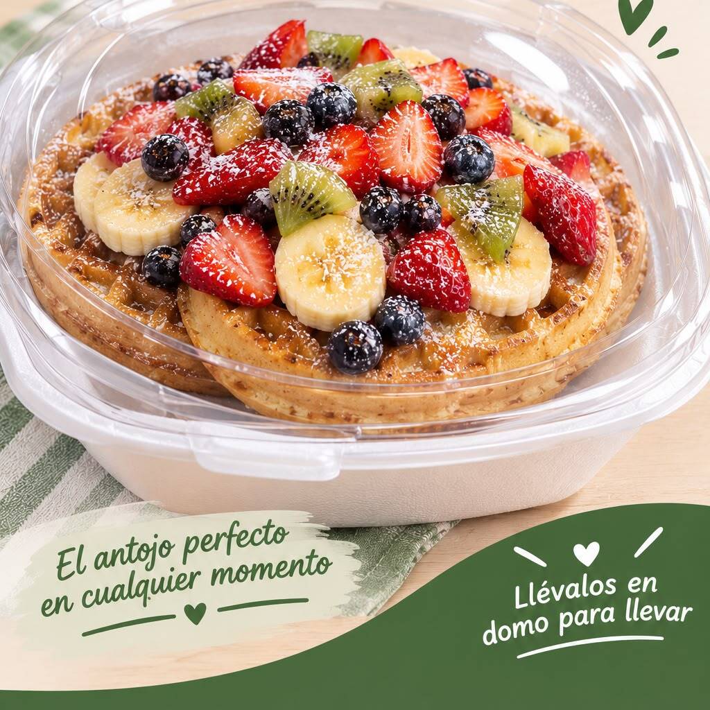 Waffles Dulces Tradicionales