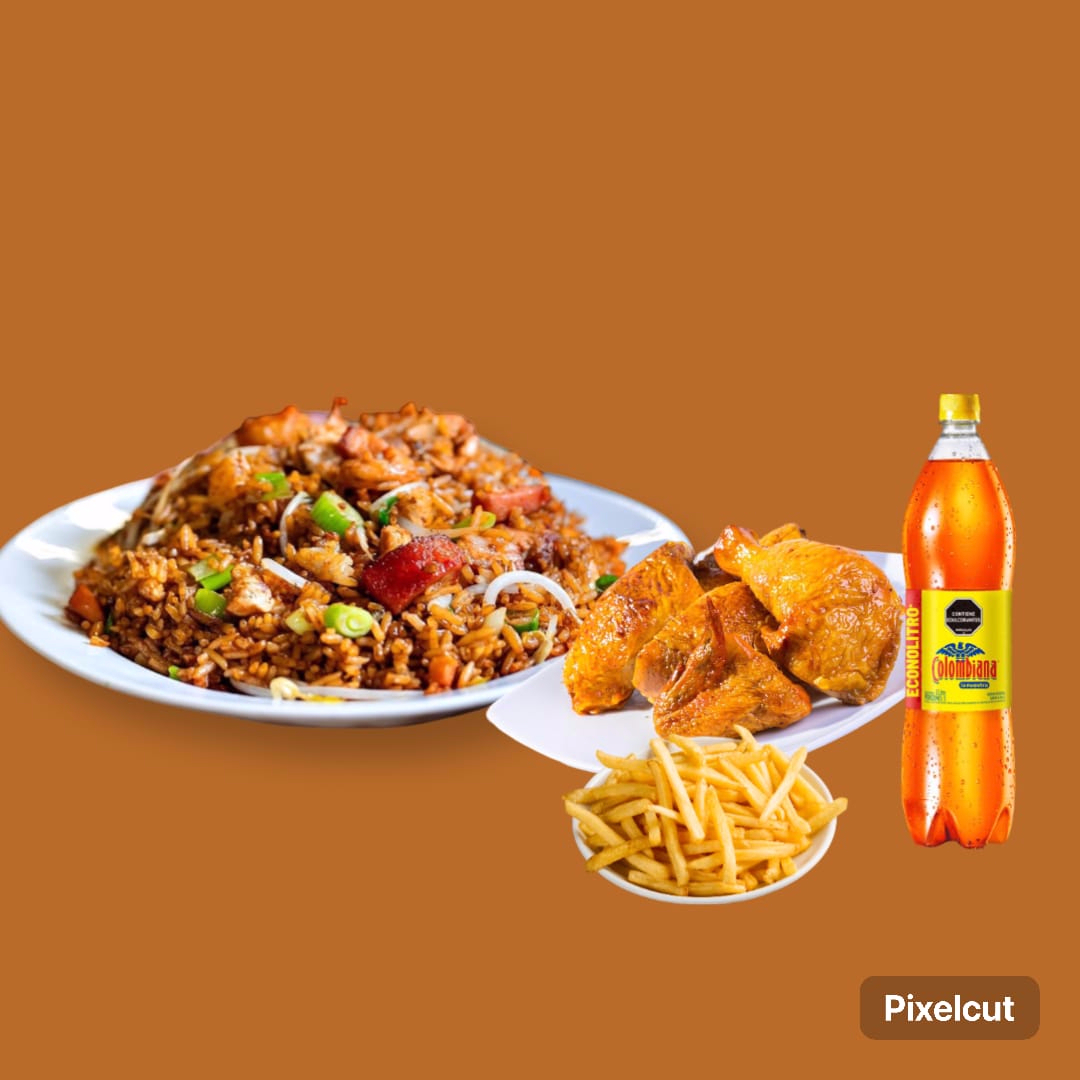 Combo con 1/2 Pollo Frito