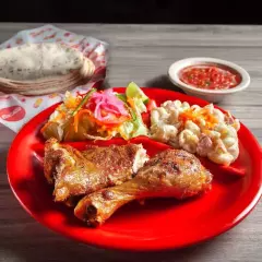 1/4 de Pollo Asado al Carbón