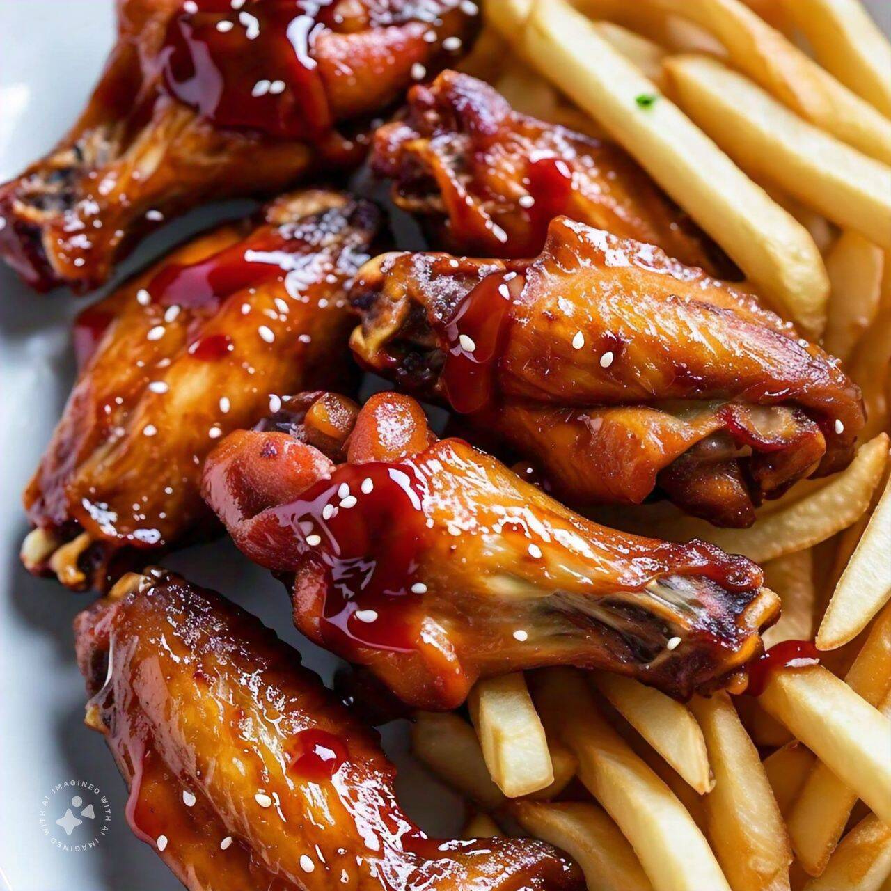 5 Alitas y Papas