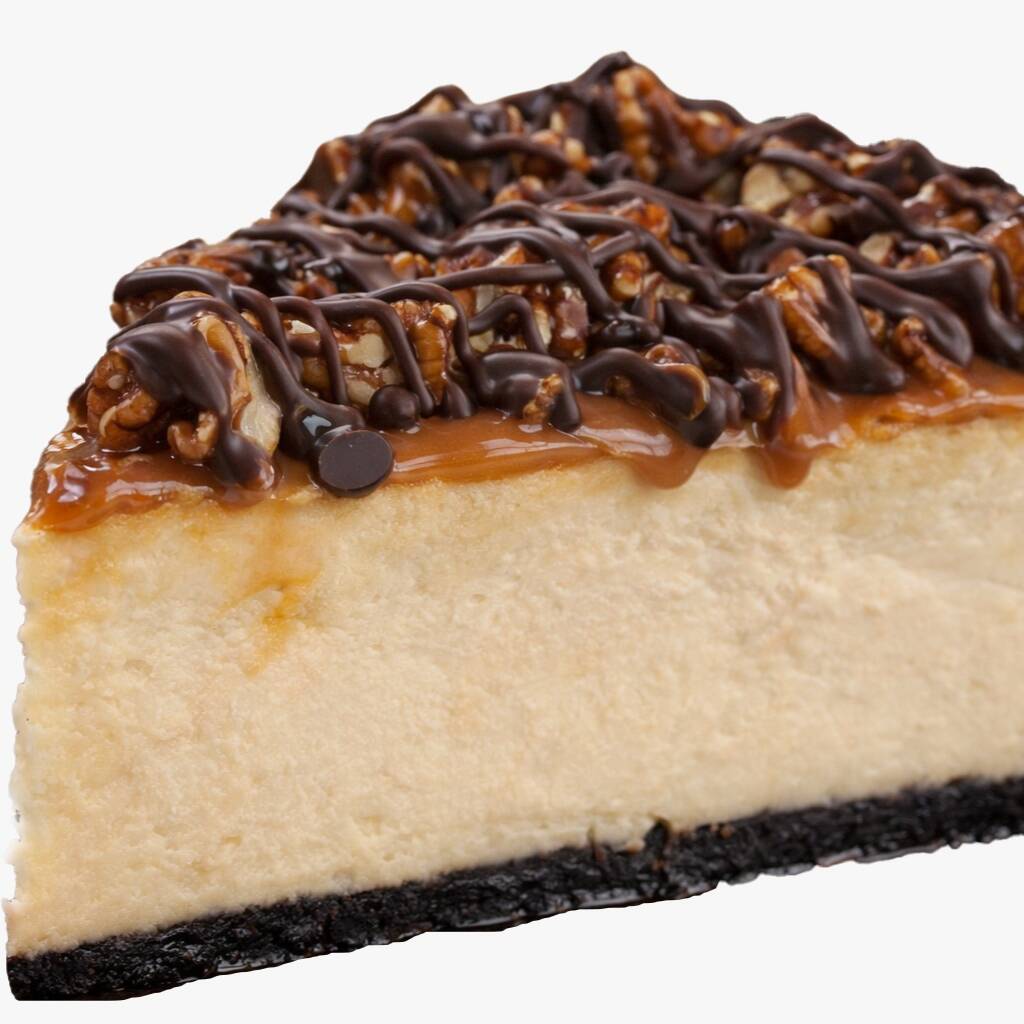 Rebanada de Cheesecake de Nuez con Chocolate