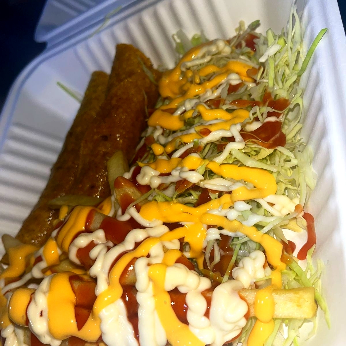 Taco Sencillo 2 Pzas + Papas Fritas