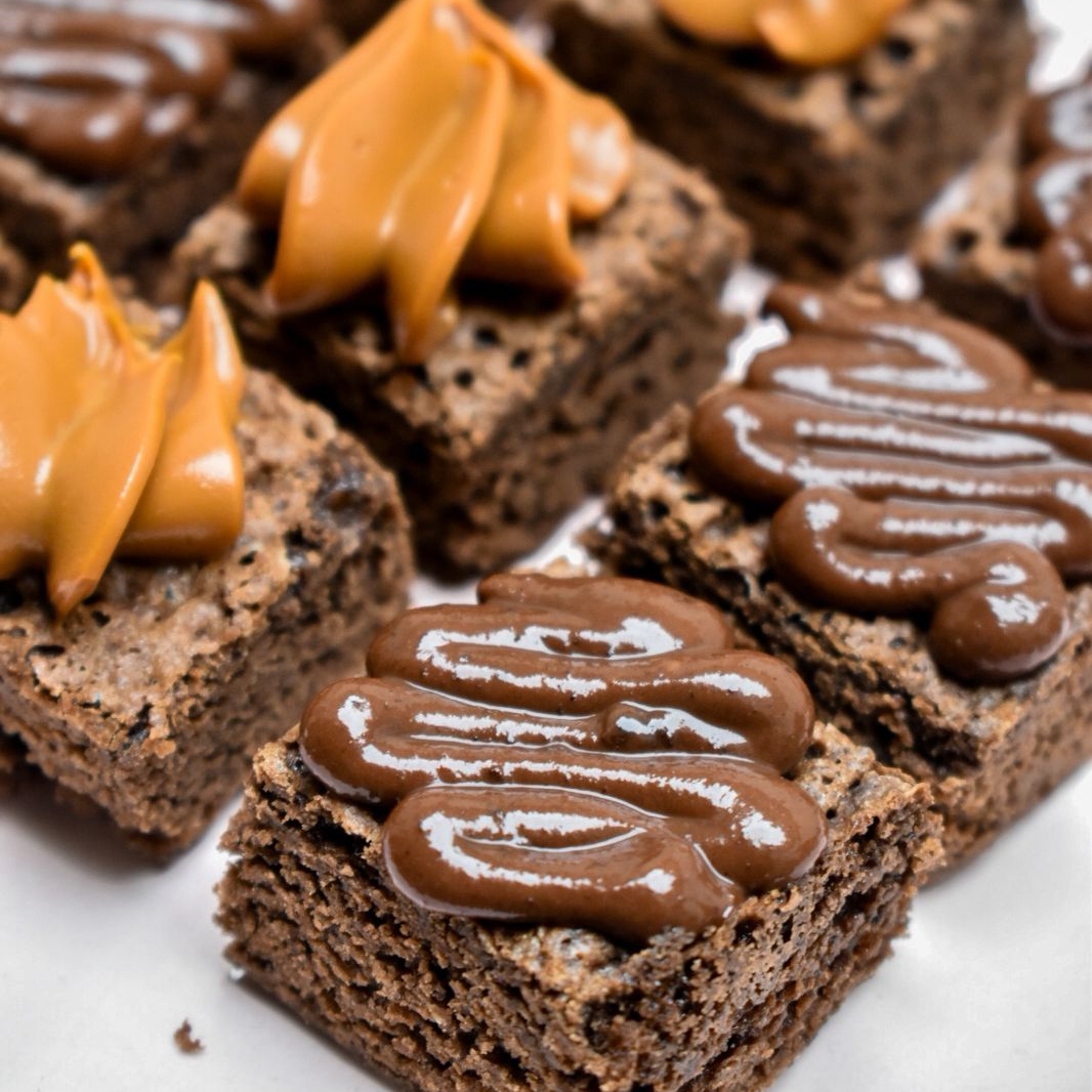 Mini brownies x9