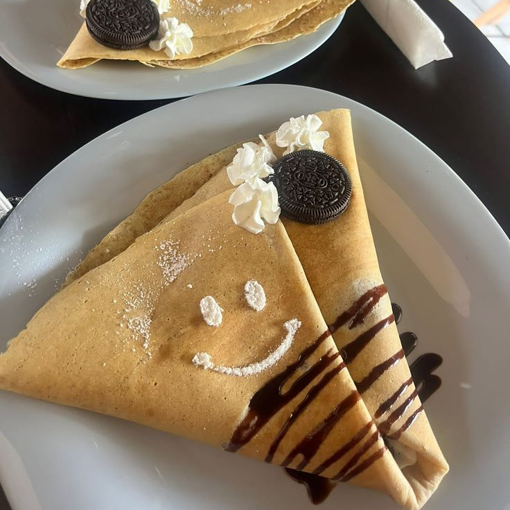 ¡Crea tu crepa con dos ingredientes!
