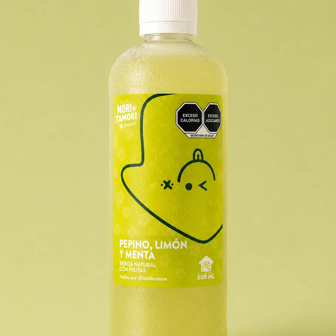 Pepino, limón y menta.