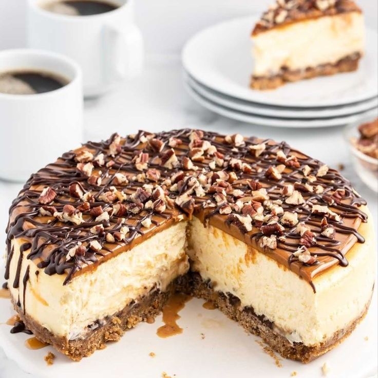 Cheesecake de Caramelo con Chocolate