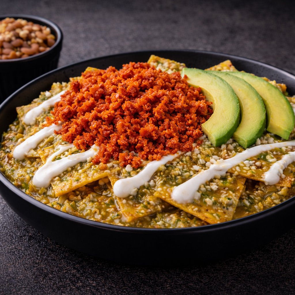 Chilaquiles con Chorizo