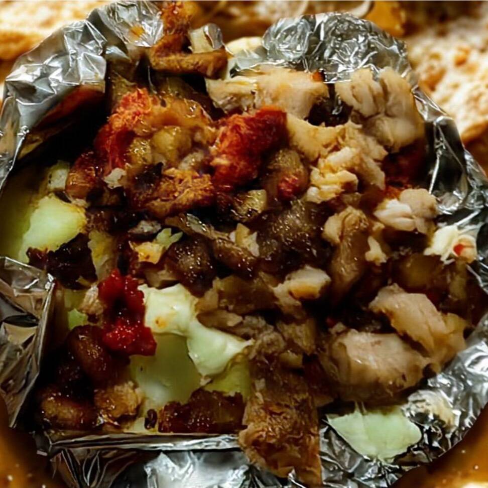 papa rellena Los portones
