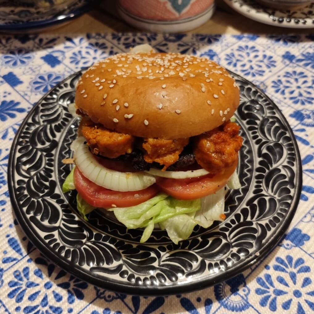 Hamburguesa con Chorizo