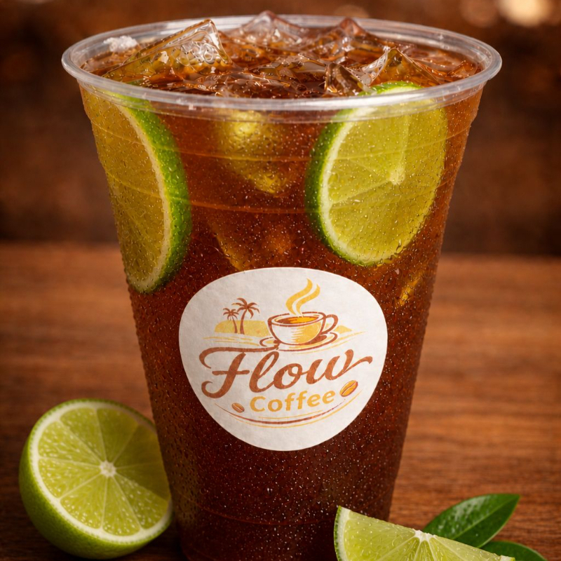 Americano Espresso Frio con limon