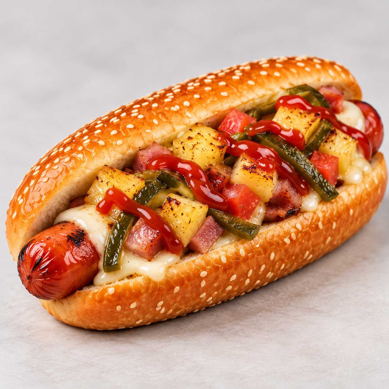 Hot Dog Hawaiano