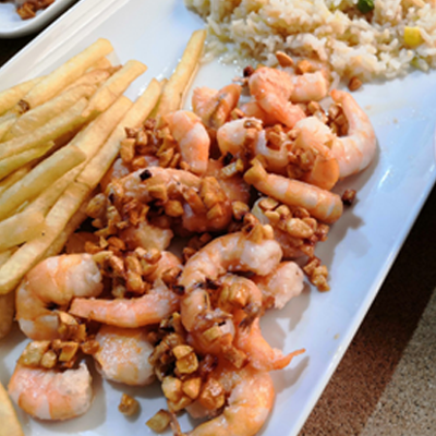 Camarones Al Mojo de Ajo