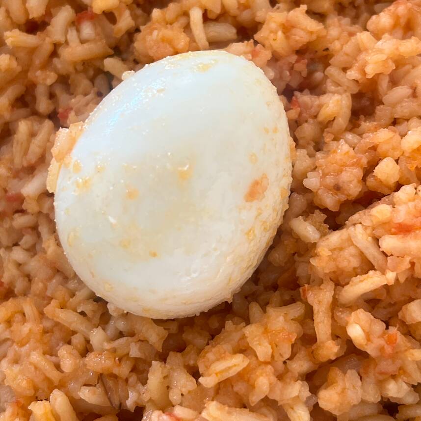 Taco de Huevo Hervido
